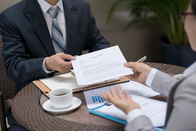 We advise during negotiations